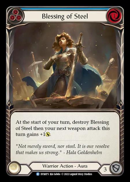 [Warrior] Blessing of Steel [DYN075-R] (blue)