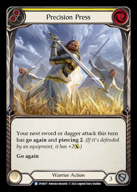 [Warrior] Precision Press [DYN077-R] (yellow)