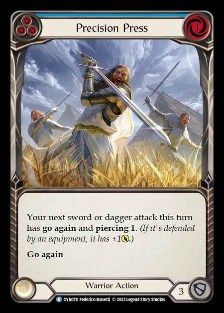[Warrior] Precision Press [DYN078-R] (blue)