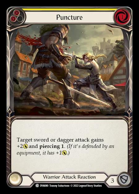 [Warrior] Puncture [DYN080-C] (yellow)