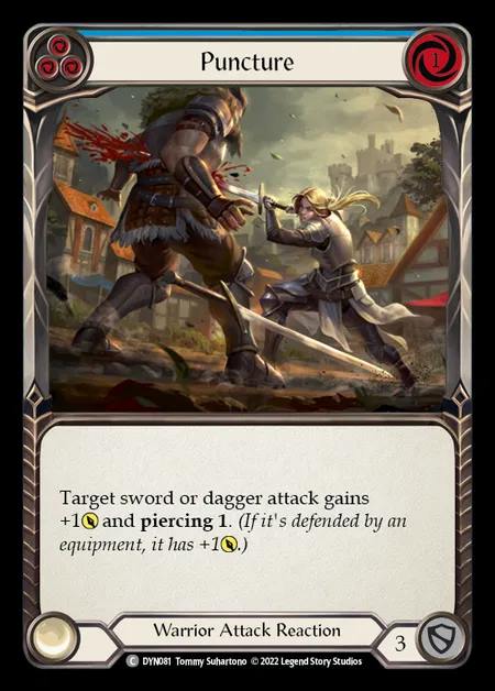 [Warrior] Puncture [DYN081-C] (blue)
