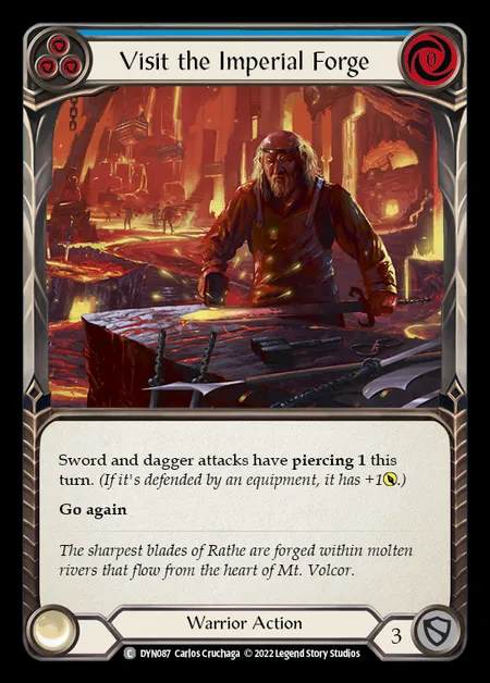 [Warrior] Visit the Imperial Forge [DYN087-C] (blue)