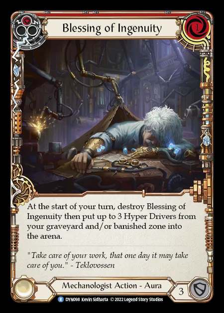 [Mechanologist] Blessing of Ingenuity [DYN098-R] (red)