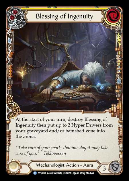 [Mechanologist] Blessing of Ingenuity [DYN099-R] (yellow)