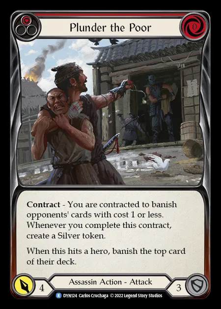 [Assassin] Plunder the Poor [DYN124-R] (red)