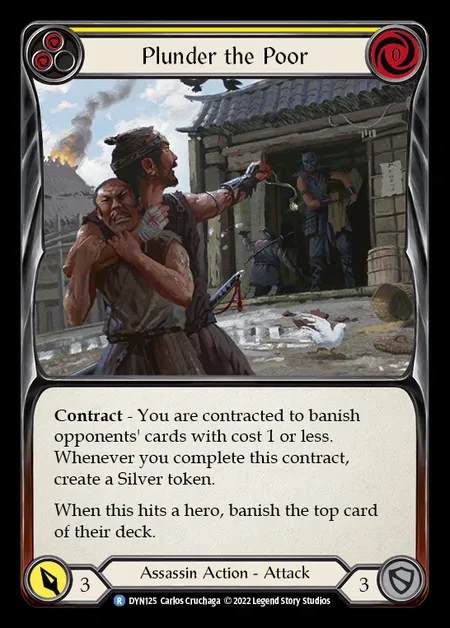[Assassin] Plunder the Poor [DYN125-R] (yellow)