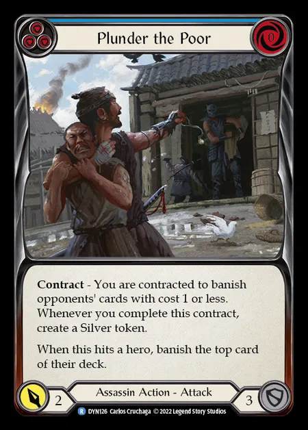 [Assassin] Plunder the Poor [DYN126-R] (blue)