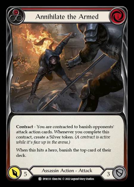 [Assassin] Annihilate the Armed [DYN133-C] (red)