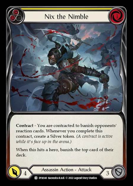 [Assassin] Nix the Nimble [DYN140-C] (yellow)