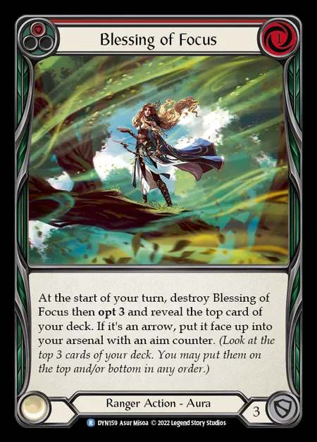 [Ranger] Blessing of Focus [DYN159-R] (red)