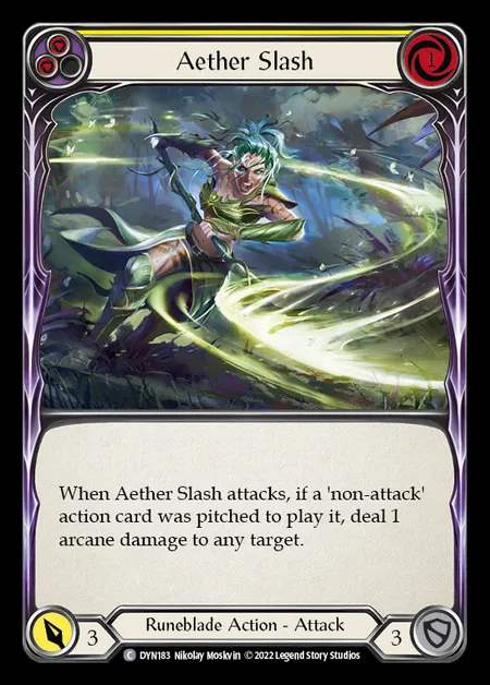 [Runeblade] Aether Slash [DYN183-C] (yellow)