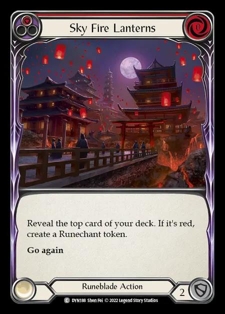 [Runeblade] Sky Fire Lanterns [DYN188-C] (red)