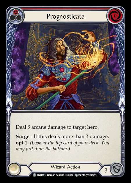 [Wizard] Prognosticate [DYN203-C] (red)