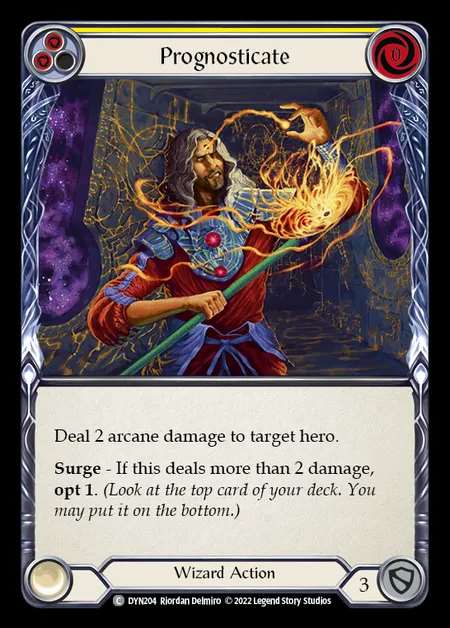 [Wizard] Prognosticate [DYN204-C] (yellow)