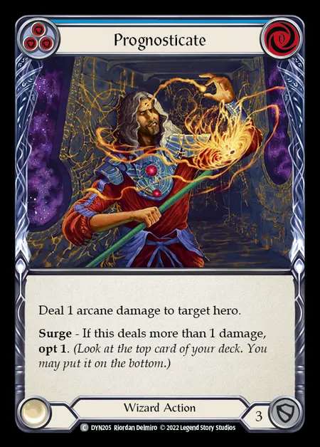 [Wizard] Prognosticate [DYN205-C] (blue)