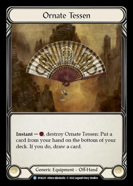 [Generic] Ornate Tessen [DYN235-R]