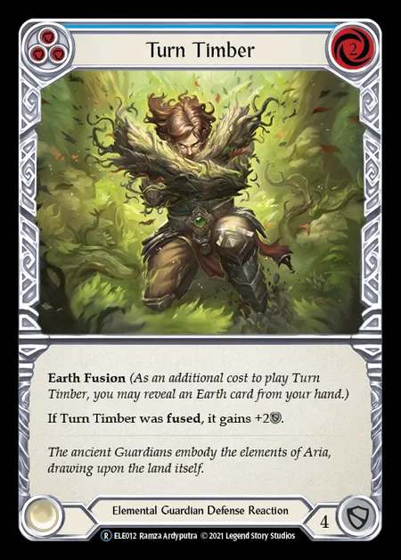 [Elemental Guardian] Turn Timber (blue) [UL-ELE012-R]
