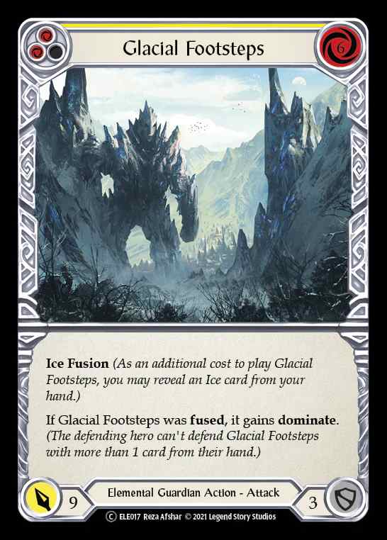 [Elemental Guardian] Glacial Footsteps (yellow) [UL-ELE017-C]