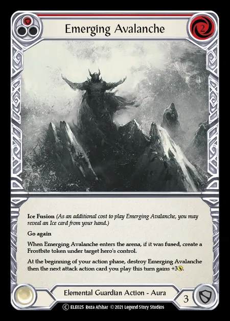 [Elemental Guardian] Emerging Avalanche (red) [UL-ELE025-C]