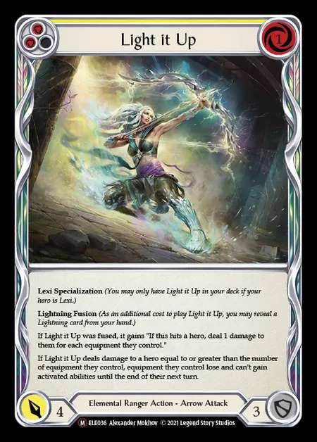 [Elemental Ranger] Light it Up [UL-ELE036-M]