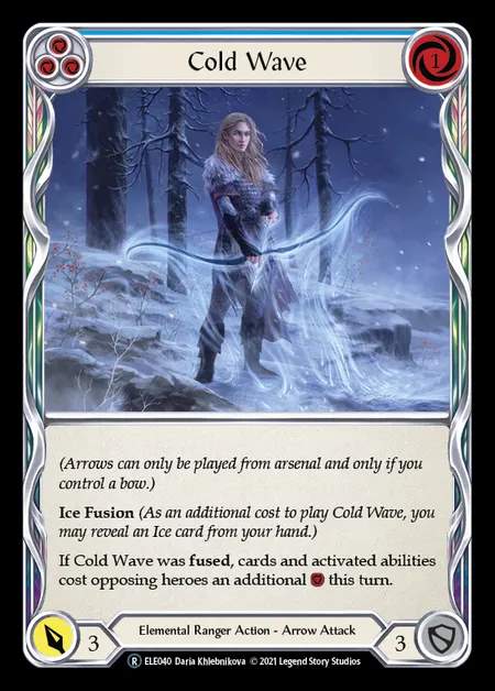 [Elemental Ranger] Cold Wave (blue) [UL-ELE040-R]
