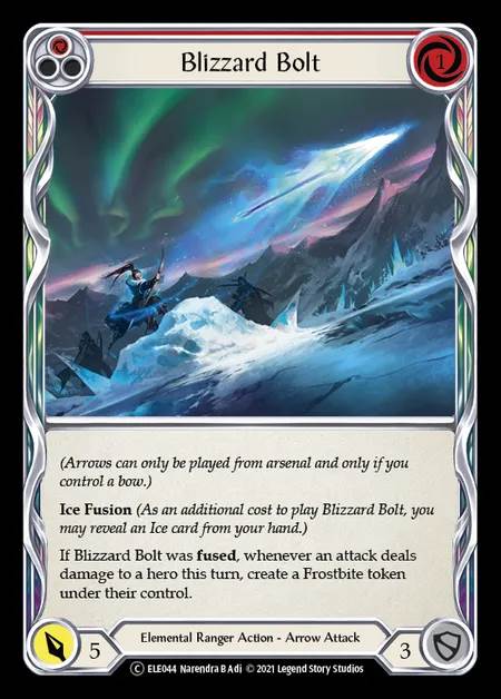 [Elemental Ranger] Blizzard Bolt (red) [UL-ELE044-C]