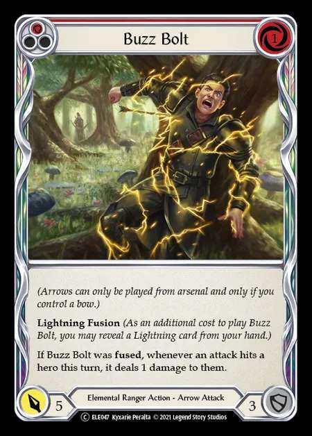 [Elemental Ranger] Buzz Bolt (red) [UL-ELE047-C]