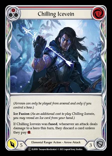 [Elemental Ranger] Chilling Icevein (red) [UL-ELE050-C]