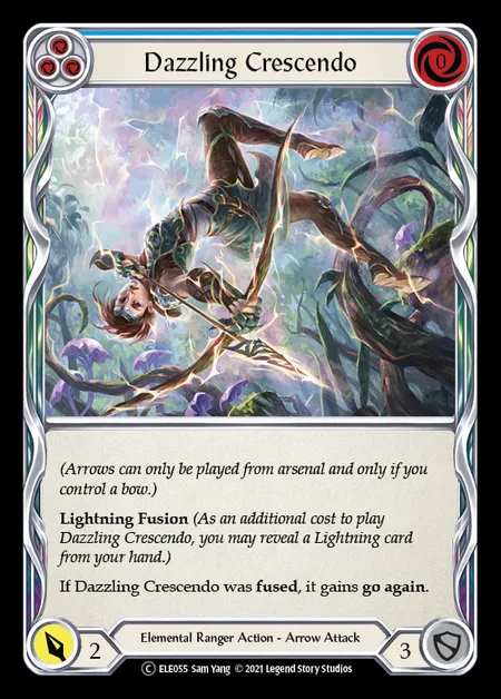 [Elemental Ranger] Dazzling Crescendo (blue) [UL-ELE055-C]