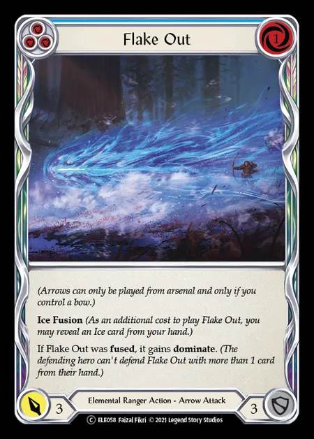 [Elemental Ranger] Flake Out (blue) [UL-ELE058-C]
