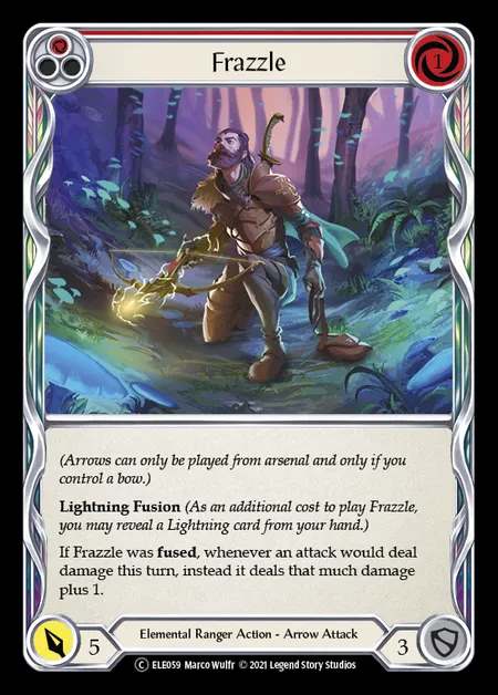 [Elemental Ranger] Frazzle (red) [UL-ELE059-C]