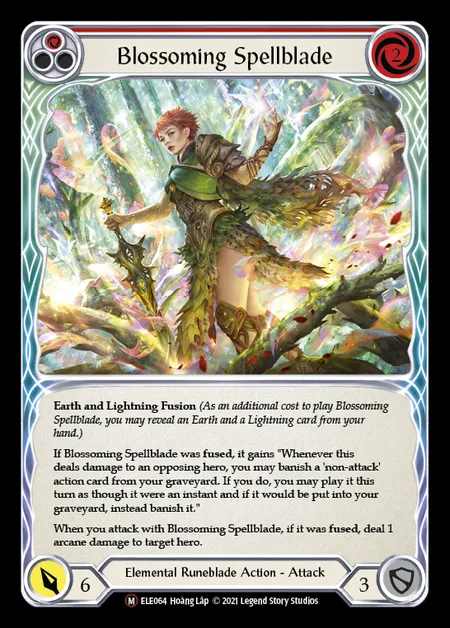 [Elemental Runeblade] Blossoming Spellblade [UL-ELE064-M]