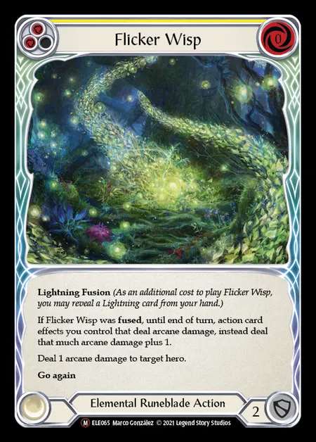 [Elemental Runeblade] Flicker Wisp [UL-ELE065-M]