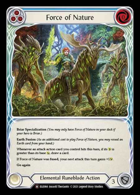 [Elemental Runeblade] Force of Nature [UL-ELE066-M]