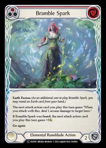 [Elemental Runeblade] Bramble Spark (red) [UL-ELE085-C]
