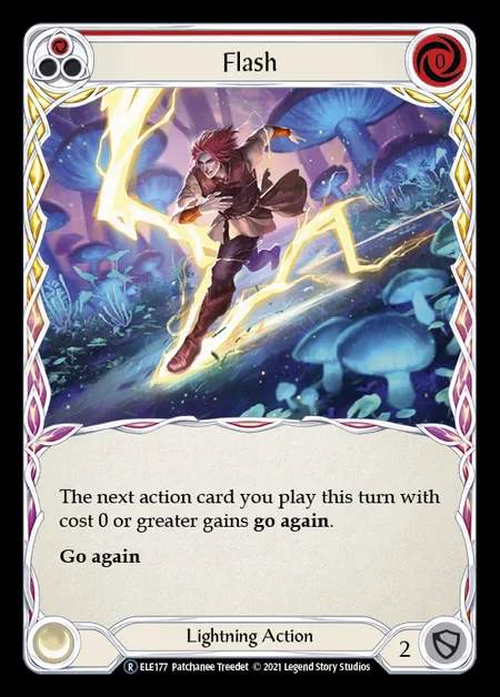 [Lightning] Flash (red) [UL-ELE177-R]