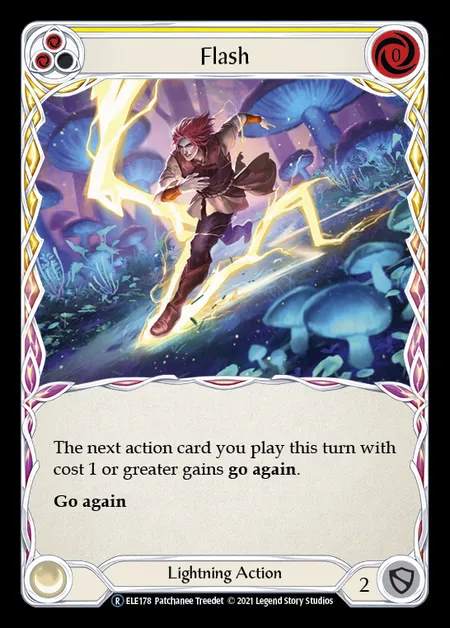 [Lightning] Flash (yellow) [UL-ELE178-R]