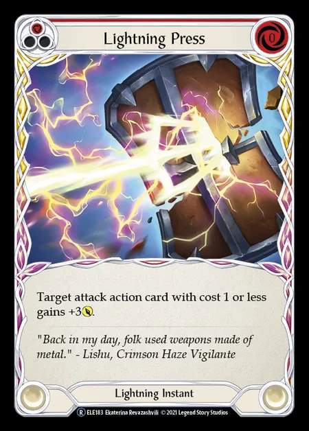 [Lightning] Lightning Press (red) [UL-ELE183-R]