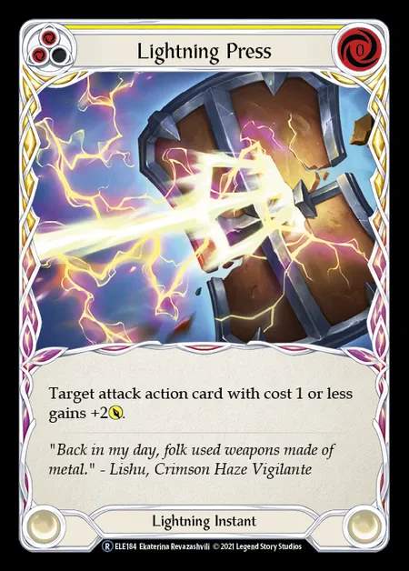 [Lightning] Lightning Press (yellow) [UL-ELE184-R]