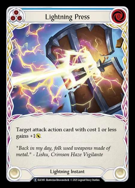 [Lightning] Lightning Press (blue) [UL-ELE185-R]