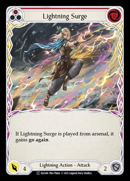 [Lightning] Lightning Surge (red) [UL-ELE189-C]