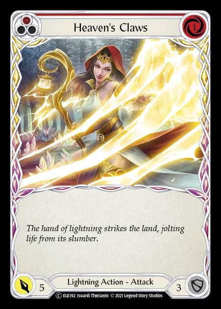 [Lightning] Heaven's Claws (red) [UL-ELE192-C]