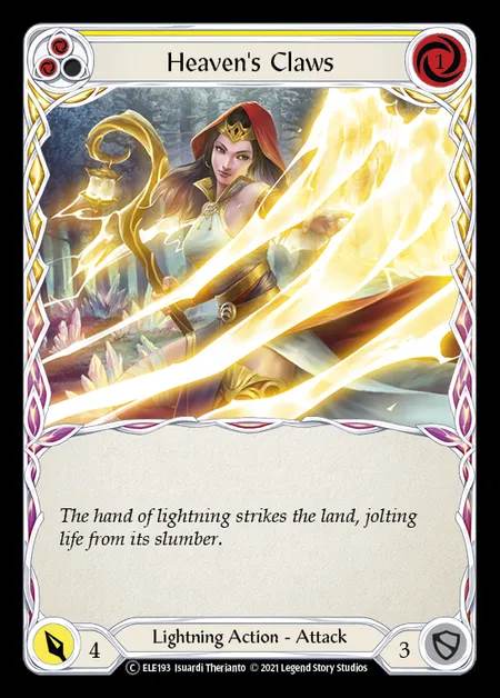 [Lightning] Heaven's Claws (yellow) [UL-ELE193-C]