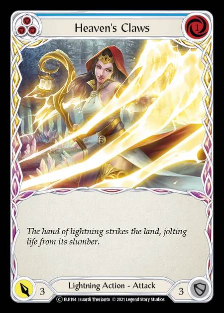 [Lightning] Heaven's Claws (blue) [UL-ELE194-C]