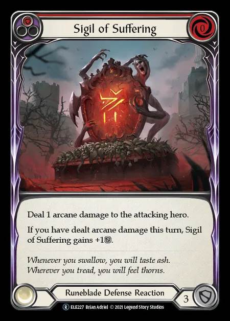 [Runeblade] Sigil of Suffering (red) [UL-ELE227-R]