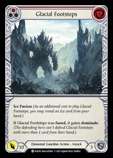 [Elemental Guardian] Glacial Footsteps [1st-ELE016-C] (red)