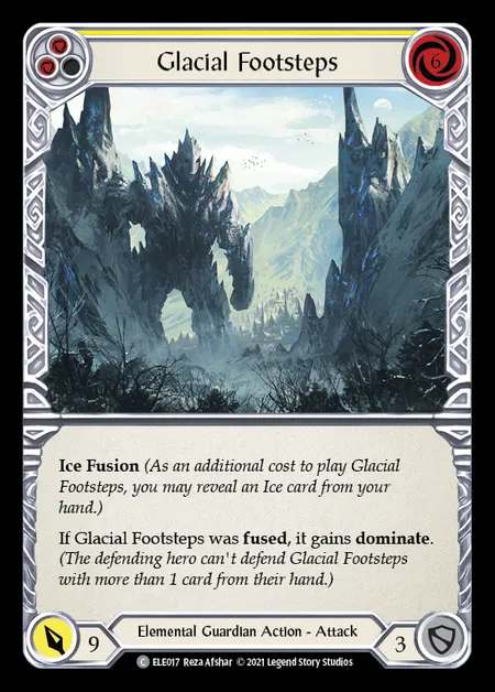 [Elemental Guardian] Glacial Footsteps [1st-ELE017-C] (yellow)