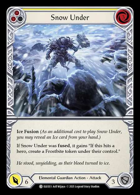 [Elemental Guardian] Snow Under [1st-ELE023-C] (yellow)