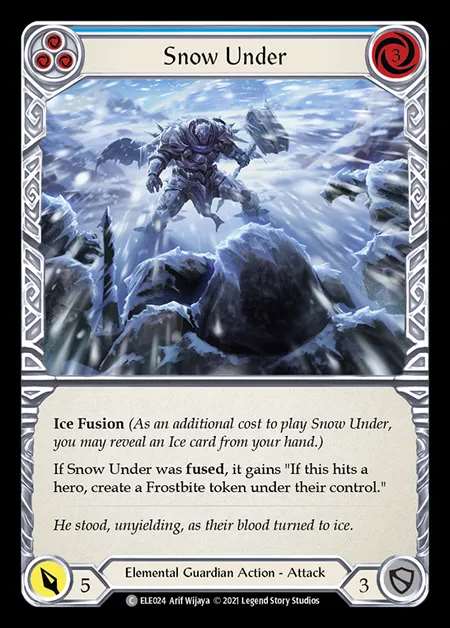 [Elemental Guardian] Snow Under [1st-ELE024-C] (blue)