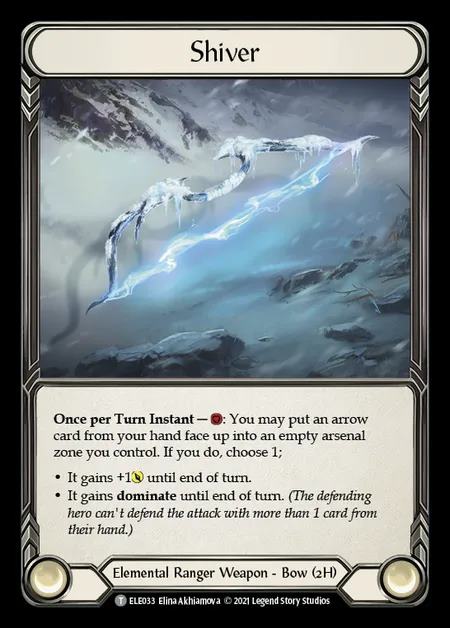 [Elemental Ranger] Shiver [1st-ELE033-T]